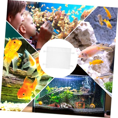 Clear Acrylic Fish Tank Divider for Aquariums Flexible Isolation Plate with Rounded Edges DIY Fit for Various Protects Fish and Prevents Conflicts in Reptile and Shrimp Tanks