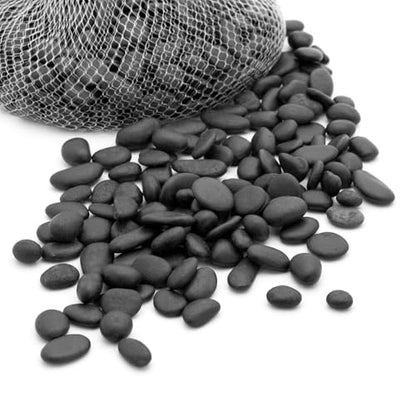 Royal Imports River Rocks, Aquarium Gravel – Black 0.5"- 0.75" - 1 lb | Decorative Ornamental Vase Filler Pebbles for Potted Plants, Terrariums, Vases, Succulents, Fish Tank Gravel, DIY & Crafting