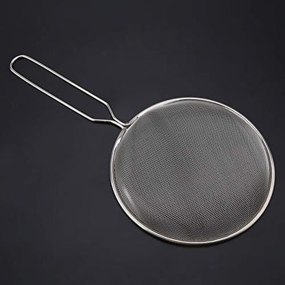 GLOGLOW Reptile Sand Shovel, Stainless Steel Scoop for Pet Waste Cleaning, Lightweight with High Density Mesh for Tortoise and Lizard Cleaning