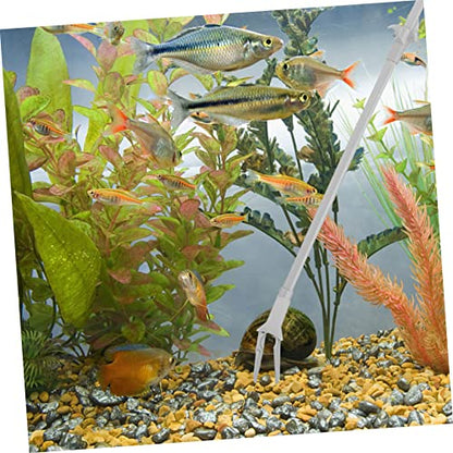3Pcs Professional Aquarium Feeding Tongs Convenient Tweezers for Fish Feeding Aquascaping and Reptile Care Includes Straight and Curved Tips for Versatile Use