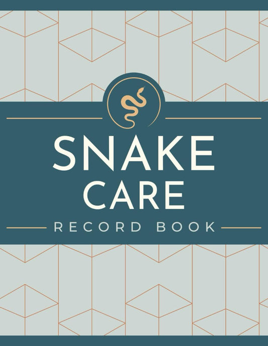 Snake Care Record Book: Document & Track Feeding, Shedding, Temperature, Humidity Readings & Other Important Information | Pet Reptile Husbandry Logbook for Serpent Owners & Caretakers