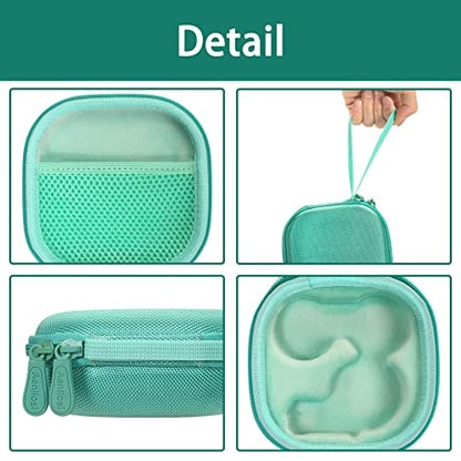Aenllosi Hard Case for Moonlite Mini Projector Gift Pack fits upto 20 | EVA case construction, Water-resistant design, Dust-resistant design, Smooth zipper access, Carry handle, Case only - color: Mint