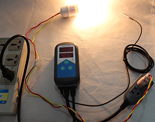 Inkbird ITC-306T Pre-Wired Electronic Heating Thermostat Temperature Controller and 24 Hours Digital Day & Night Cycle Timer Controller for Seed Germination Reptiles Hatching - size: ITC-306T (Controller Only)