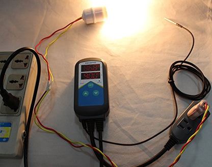 Inkbird ITC-306T Pre-Wired Electronic Heating Thermostat Temperature Controller and 24 Hours Digital Day & Night Cycle Timer Controller for Seed Germination Reptiles Hatching - size: ITC-306T (Controller Only)