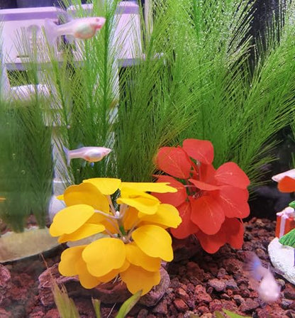 M2cbridge Plastic Fish Tank Plants Soft Silk Water Grass for Terrarium Simulate Plants and Aquarium Landscape(4pcs,12") - size: 4pcs,12"