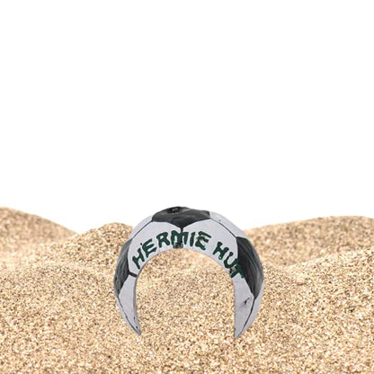 Needzo Hermit Crab Hut Habitat Decoration for Pets, Amphibians, Decorative Cage Accessory, 2.5 Inches