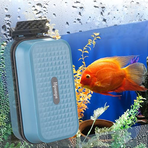 Aquarium Magnetic Cleaner Glass Fish Tank Magnet Brush Algae Scraper Floating - size: L