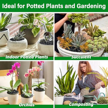 10QT All Natural Horticultural Charcoal- Activated Hardwood Plant Charcoal for Soil Amendment, Conditioning Bonsai Soil, Succulent, Terrarium Supplies, Indoor Plant Potting Soil - color: 10 QT