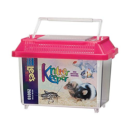 Lee's Kritter Keeper, Mini Rectangle w/Lid ( Colors May Vary ) - size: Mini