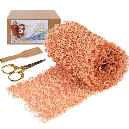 Copper Mesh Rodent Control 4" x 50 in Copper Wool for Slugs Mice Pest Snail | Copper Mesh Rodent Control Copper Wool for Slugs Mice Pest Snail Control Copper Wire Mesh for Weep Hole Covers Rodent Mesh - size: 4 inx50 in