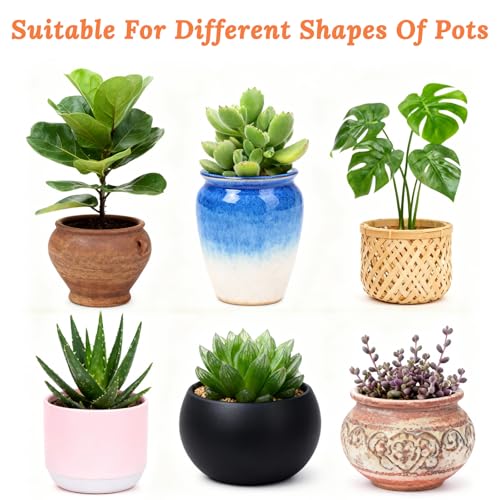 Yolev 10Pcs Flower Pot Hole Mesh Pad Black Terrarium Mesh Meshes for Plants | 11.8x7.87inch, Reusable,Meshes Drainage Screens for Garden Outdoor Indoor Potted Plants