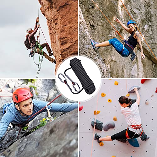Climbing Rope, Rappelling Rope - color: Black, size: 32FT