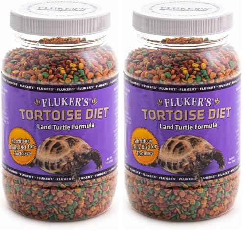 Fluker's Premium Tortoise Diet Small Pellet Food, 7 oz (Pack of 2) - size: 7 Ounce (Pack of 2)