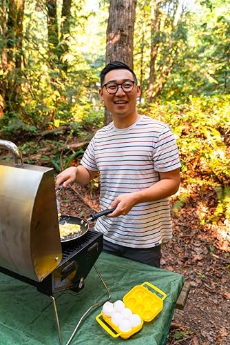 Coghlan's 2-Count Camping Egg Holder – Durable, Compact, Lightweight Storage Container for Outdoor Cooking, Travel, and Camping Adventures - style: 2 Eggs