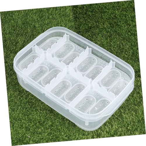 SUPVOX Reptile Pet Hatching Box Incubator Observation Cover Plastic Safe Easy to Use for Gecko Turtle Snake Breeding Home Store - color: White