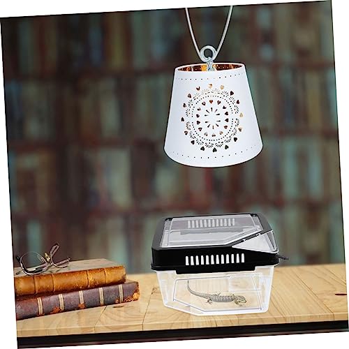 LIOOBO Professional Reptile Lamp Shade Clip Sturdy Lamp Shade Holder for Reptile Tank Lighting