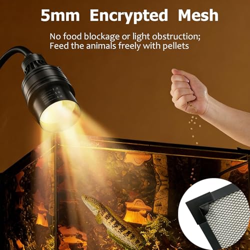 Terrarium Lid, Adjustable Magnetic Fish Tank Lid Net Cover, Aquarium Anti Jumping Mesh Hood Cover, Protect Reptiles from Escaping(130x50cm) - size: 130x50cm