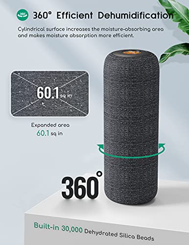 Afloia TOPZ Replacement Stick, Single Dehumidifier, No Heating Base | Single replacement cylinder for TOPZ dehumidifiers. No heating base included. Keeps closets, cabinets, safes, and cars dry.