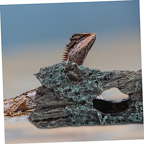 KESYOO 1pc Turtle Climb Platform Creative Reptile Hiding House Safe Environment for Turtles Lizards Frogs for Fresh Salt Water Aquariums Natural Decoration for Pet Tanks