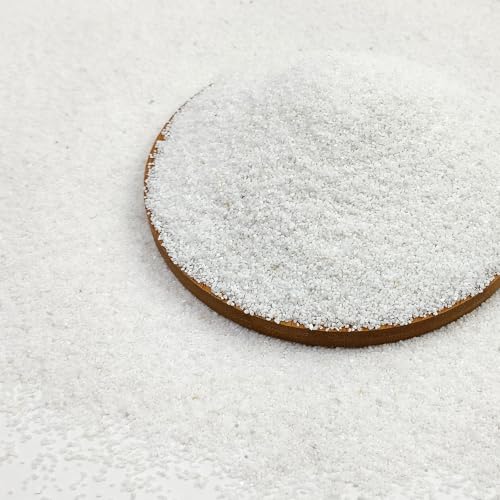FANTIAN White Aquarium Sand, 5 lbs Fish Tank Sand | Aquarium Substrate Gravel, Safe for Fish Tank, Shrimp, Turtle, Terrariums, Aquatic, Plant, Fire Pits, Candle, Vase, Crafts - color: White, size: 5 LB