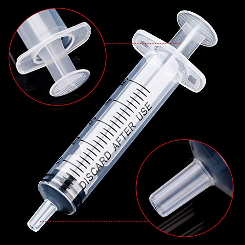 Frienda 20 Packs Large Plastic Syringe Measuring Syringe Tools Dispensing Multiple Uses (5 ml) - size: 5 ml