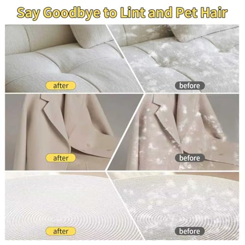 Upgraded Pet Hair Removal Gloves with Snug Elastic Wrist – Electrostatic Five-Finger Reusable Fur Remover for Cats & Dogs, Effortless Cleaning Tool for Couch, Carpet, Clothing & Car Seats