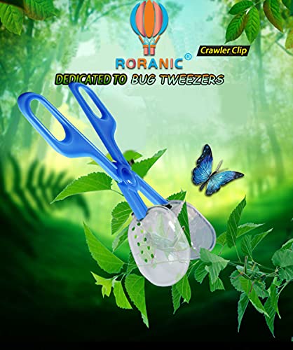 2 Pack Feeding Tongs,Bug Tweezers for Kids Adults, Reptile Feeding Tweezers | Blue Long Handle Feeder Tools for Fish Aquariums Reptiles Snakes Lizard Gecko Spider and Bird,Reptile Pooper Scooper Clamp