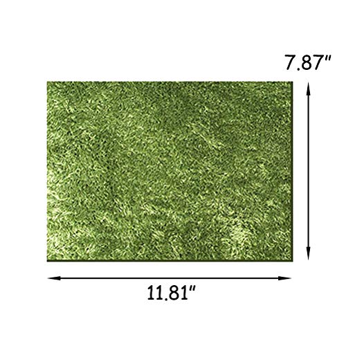 kathson 2pcs Reptile Carpet Terrarium Liner Tortoise Bedding Reptile Substrate Liner Mat Pet Cage Mats Supplies for Lizard Snake Bearded Dragon Gecko Chameleon Turtle Iguana (11.81 X 7.87 in) - color: 2PCS（M）：11.81 X 7.87 in