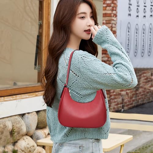 Small Tote Shoulder Bags Purses for Women Retro Classic Crossbody Bags Cute Clutch Purse and Handbag - color: 0-4-wine