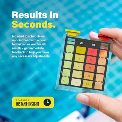 LUPO 2-In-1 Pool Test Kit | Pool Testing Kit For Residential Swimming Pools & Spas For Testing Free Chlorine & pH | Pool Chemical Test For Quick & Accurate At-Home Pool Water Testing