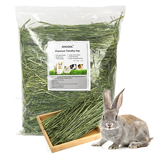 Timothy Hay Pellets 7oz and Timothy Hay 1.1LB - for Rabbits Tortoise Guinea Pig
