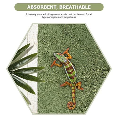 Alipis Reptile Mat Washable Crawl Pets Carpet and Absorbent Terrarium Liner for Bearded Dragons Snakes Turtles and Amphibians