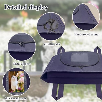 Eco Friendly Pet Body Bag with Handle，Pet Burial Box for Every Breed Size， Animal Body Bag for Burial and Cremation (L)
