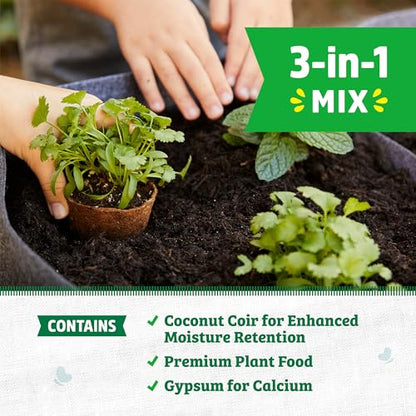 Back to the Roots 3-in-1 Seed Starting Mix 6 Quarts, 100% Organic & USA Made for Herbs, Veggies, Flowers, w/Nutrient Rich Plant Food, Worm-Castings, & Moisture Controlling Yucca Brown - size: 6 Quart, style: Seed Starting Mix