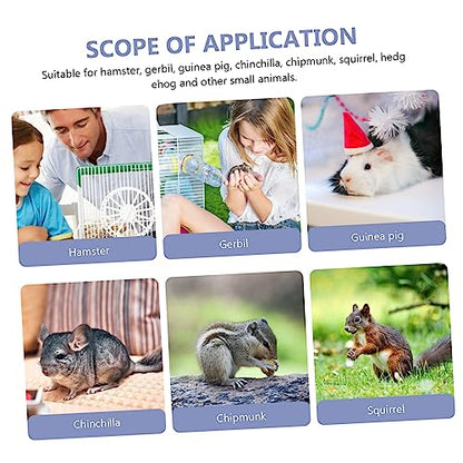 Angoily Outdoor Hamster Carrier Box Breathable Pet Cage for Travel Lightweight Design Water Bottle for Hamsters and Pets The Go - color: Purple