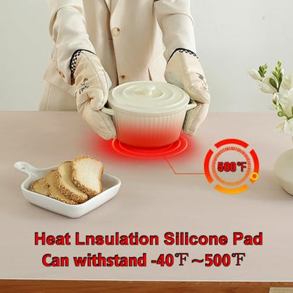 Silicone Mat - Non-Stick, Reusable & Heat Resistant Up to 500°F, Fits Resin Crafts, Dishwasher Safe for Baking, Cookies, Pastry (36” x 24”)