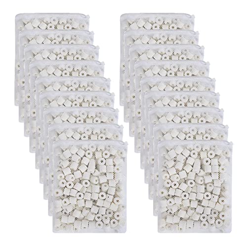 JIHAQUA Aquarium Bio Ceramic Rings 18 lbs Filter Media for Canister Filter | Pond Fish Tank - size: 18 lbs