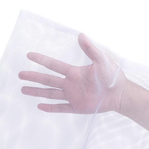 JIHAQUA Aquarium Filter Bags with Plastic Zipper,11.5 x 15.5 inch, 6 Pack | Reusable, Fish Tank Filter Media, Mesh Bags, Large - size: 11.5 x 15.5 inch (6 Pack)