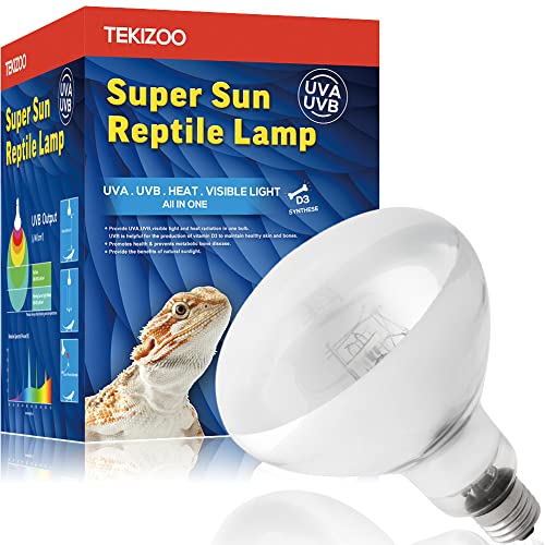 100W UVB UVA Heating Lamp Self-Ballasted Bulb Full Spectrum Basking Spot Light lamp for Reptile and Amphibian