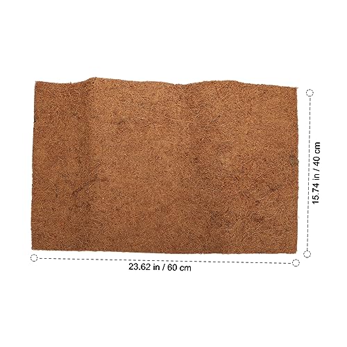 VANZACK Climbing Pet Mat Reptile Bedding Natural Coconut Fiber 60x40cm Easy - size: Size 2