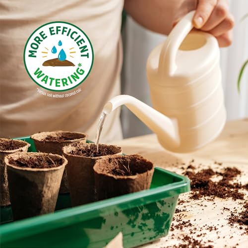 Back to the Roots 3-in-1 Seed Starting Mix 6 Quarts, 100% Organic & USA Made for Herbs, Veggies, Flowers, w/Nutrient Rich Plant Food, Worm-Castings, & Moisture Controlling Yucca Brown - size: 6 Quart, style: Seed Starting Mix