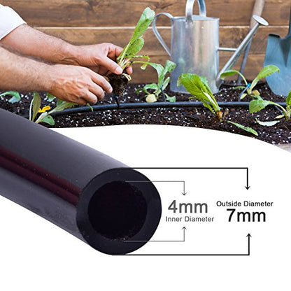 MIXC 1/4 Inch Blank Distribution Tubing Drip Irrigation Hose, 50ft Roll - size: 50FT