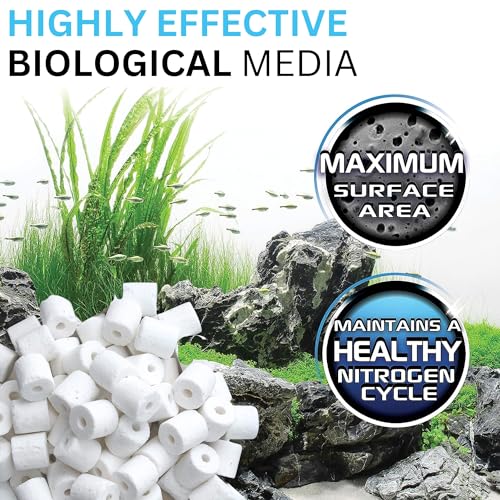 36 Pcs 306/307 Filter Media Canister Filter Maintenance & Replacement Filter Media Kit, Quick Clear, Carbon Bags (300g), Biomax (500g), Bio Foam, Phosphate-Ammonia-Nitrite Remover, Including Mesh Bags - size: 306/307
