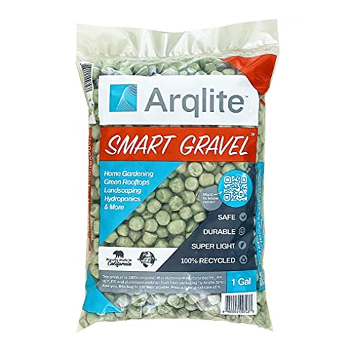 Smart Gravel | Eco-Friendly Plant Drainage for Healthy Roots | Pots & Raised Garden Beds | Yard and Pot Decoration | Lightweight & Clean (1-Gal Regular Size)