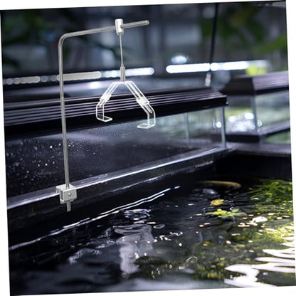 Abaodam 2pcs Aquarium Lamp Fixing Clip Stable Support for Fish Tank Reptile Terrarium Lighting and Versatile Light Holder Parts