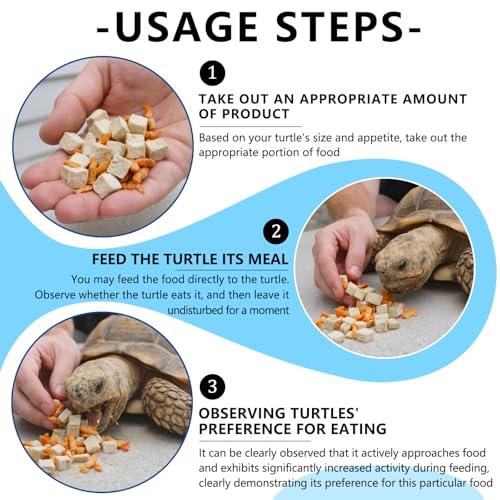 Freeze-Dried Chicken, Duck & Krill for Turtles, Cats & Dogs | 3 oz Canister | Protein-Rich Diet for Aquatic Turtles, Sensitive Stomach Pets & Skin Health (3 oz)