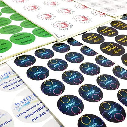 100-500 Custom Stickers Personalized Labels, Customized Stickers with Any Image Logo and Text. Custom Stickers for Business LogoThank You Labels,etc. (Hexagon, 2.5 Inch) - color: Hexagon, size: 2.5 Inch