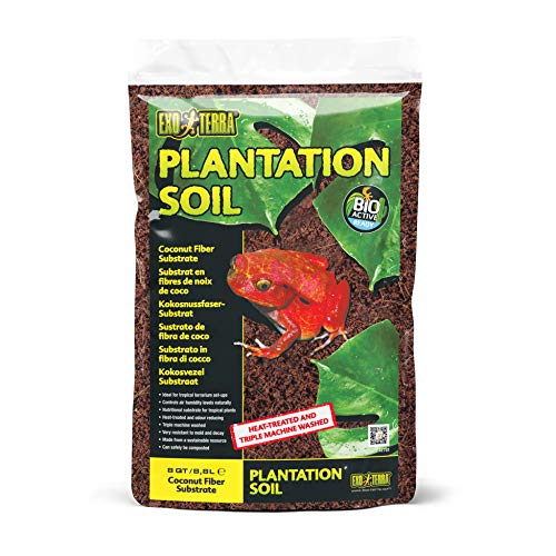 Exo Terra Plantation Soil, 7.2-Quart, Brown - size: 7.2 Quarts