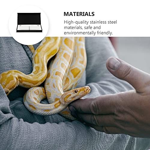 Totority 1set Stainless Steel Snake Gender Detector Probe Easy Use Probes for Accurate Gender Identification of Reptiles Essential Kit for Snake Enthusiasts