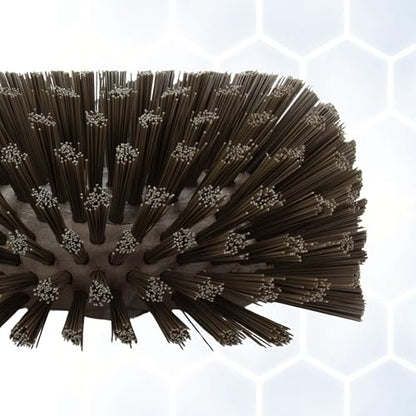 SPARTA Kettle Brush, Essential Scrubber with Flared Head for Cleaning Tanks and Kettles, 5.25" x 7.5", Brown - color: Brown